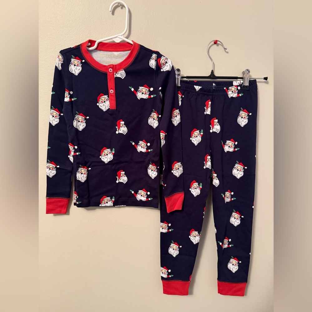 The Beaufort Bonnet Company Navy Santa Pajamas